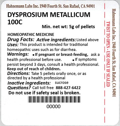 Dysprosium Metallicum 100c 5g (Dysprosium Metallicum 100c 5g)